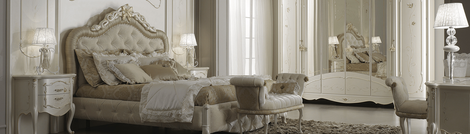 romantisch, Betten, Italienisches design