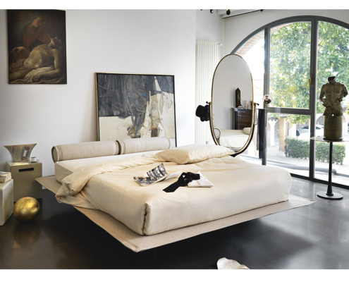 Designbett Flamingo, Italienische Designerbetten, Casanova Interiors, minimalistisches Bett