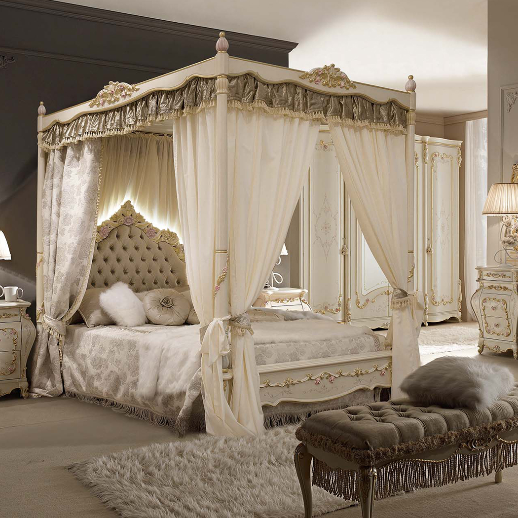 Himmelbett Venezia, Casanova Interiors, exklusive Betten, designerbetter