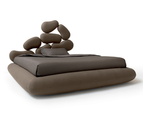 Designbett Stones, Polsterbett Stones, Designerbetten