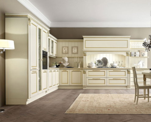 Stilküche Vittoria Lux, Italienische Küche, Küche im Landhausstil, Aerre Cucine